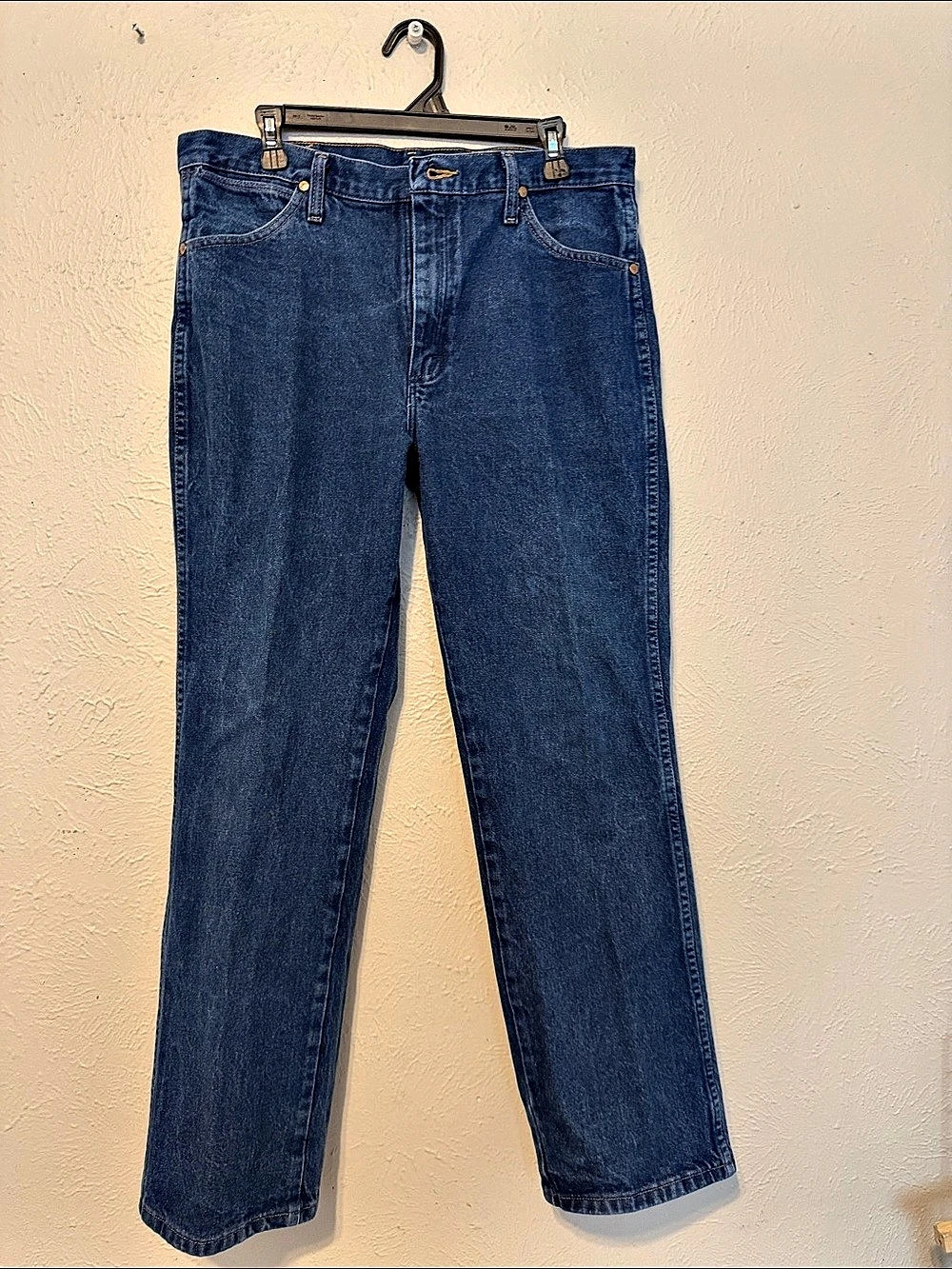 Wrangler Cowboy Cut Slim Fit Jean Straight Leg Blue 34x30